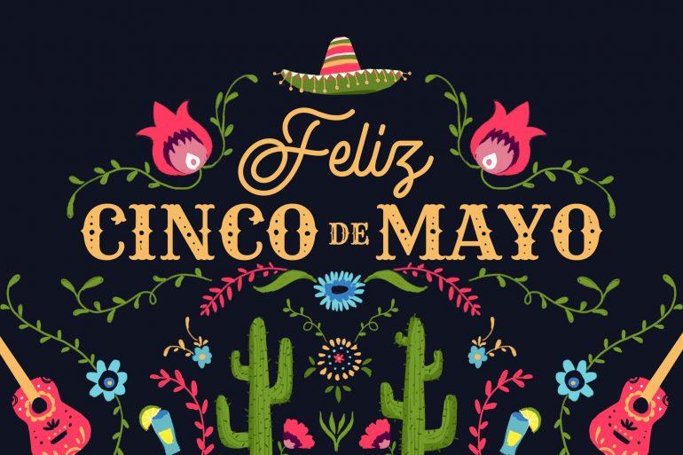Feliz Cinco de Mayo with festive design